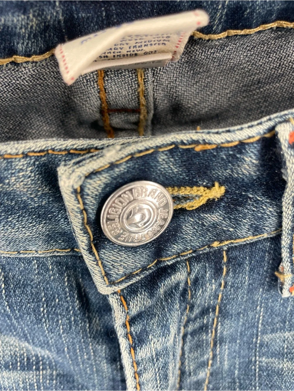 True Religion Low Rise Jeans Johnny Size 32 High Quality Made In USA